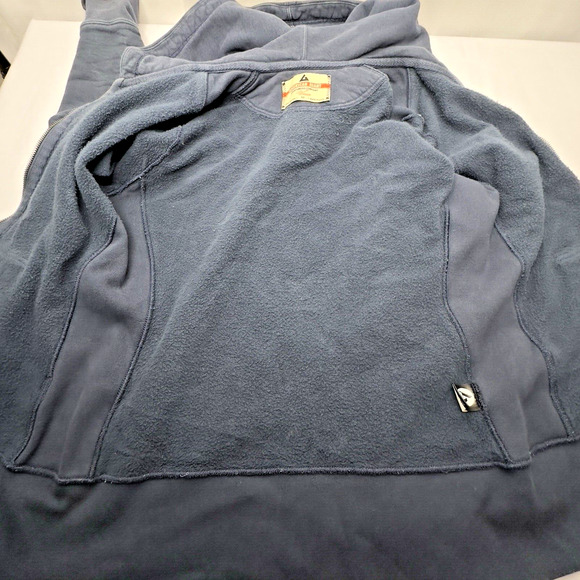 American Giant Hoodie Womens Medium Blue Long Sleeve Zip Up Sweatshirt Adult - Picture 5 of 16